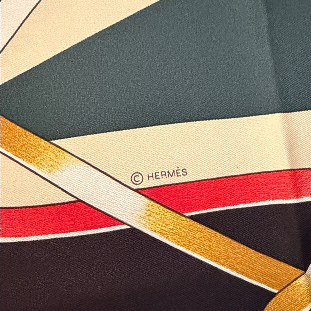 HERMES Figure Artisique Silk Scarf TAG UNWORN NEW IN BOX - Picture 12 of 13